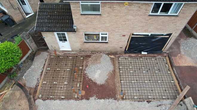 House extension project in Thingstone, near Swadlincote 1