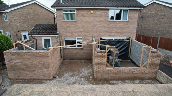 House extension project in Thingstone, near Swadlincote 1