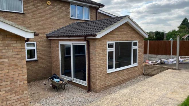 House extension project in Thingstone, near Swadlincote 1